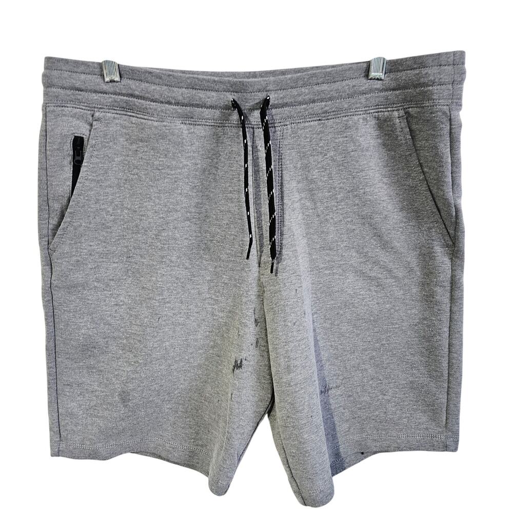 GapFit Men's L Performance Shorts Gray Athletic Lounge Breathable Gym Casual